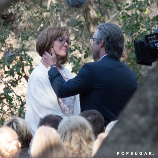 Milo Ventimiglia Filming Wedding Scene on This Is Us