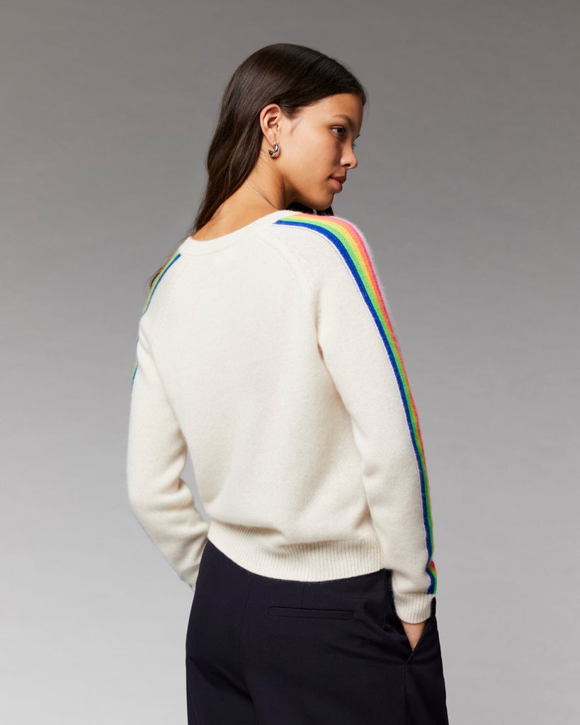 From Future Multicolored V-Neck Sweater
