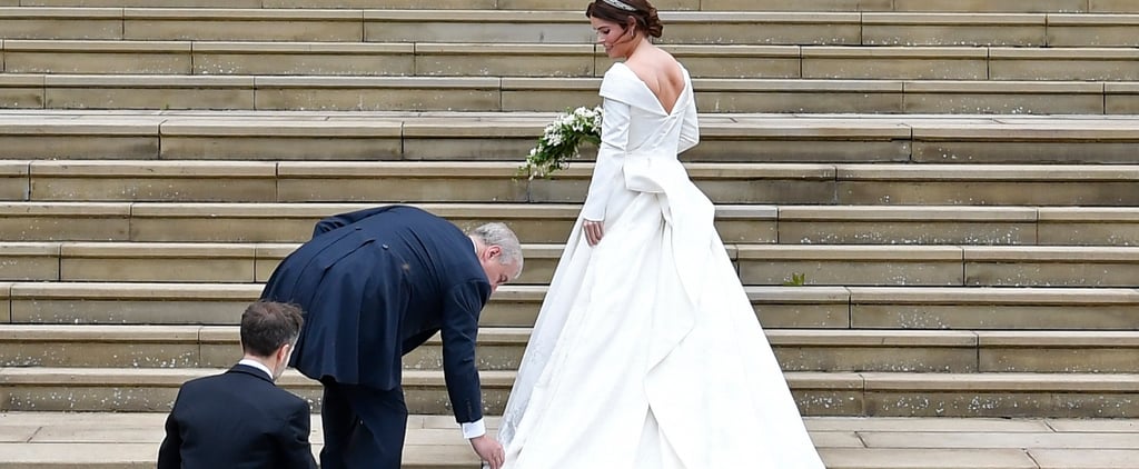 Prince Andrew Helped Eugenie With Her Wedding Gown, and the Endearing Moment Was Caught on Camera