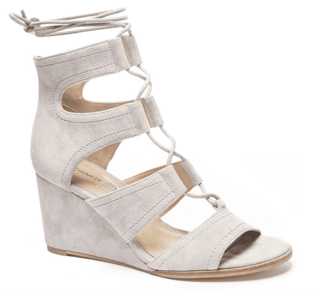 cl by laundry womens distance wedge sandals