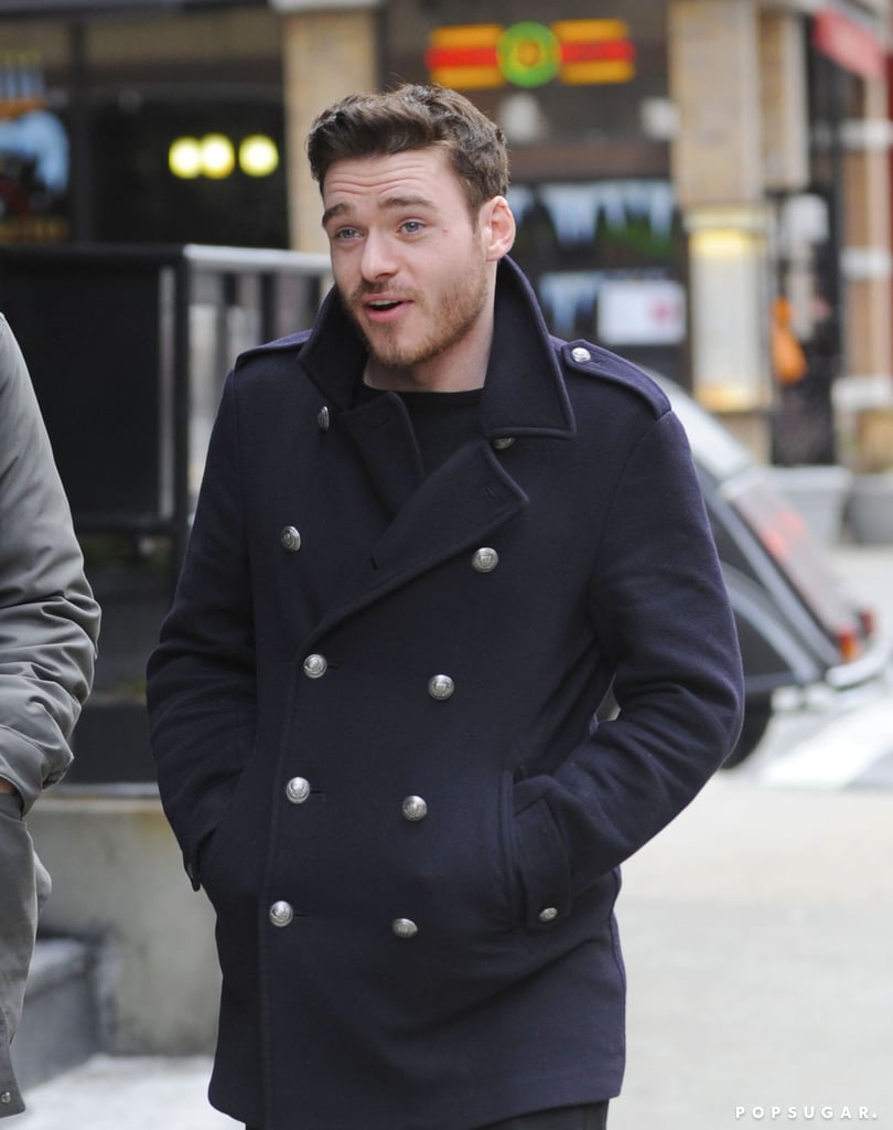 Game of Thrones actor Richard Madden was spotted in NYC on Friday.