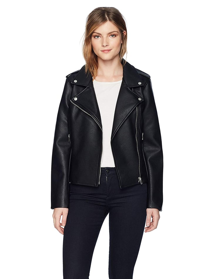 BB Dakota Amelie Moto Vegan Leather Jacket | Best Fashion From Amazon ...