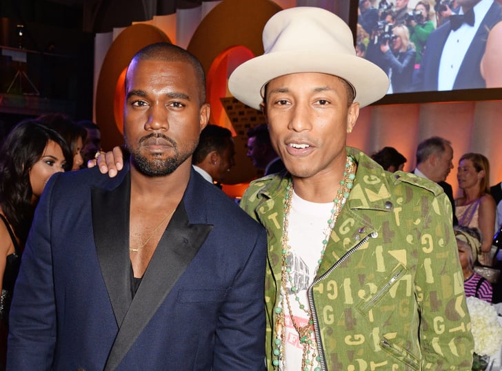 When He Hung Out With Pharrell Williams | Kanye West Not Smiling in ...