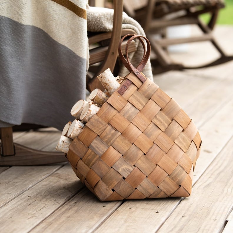 Maple Fireplace Basket