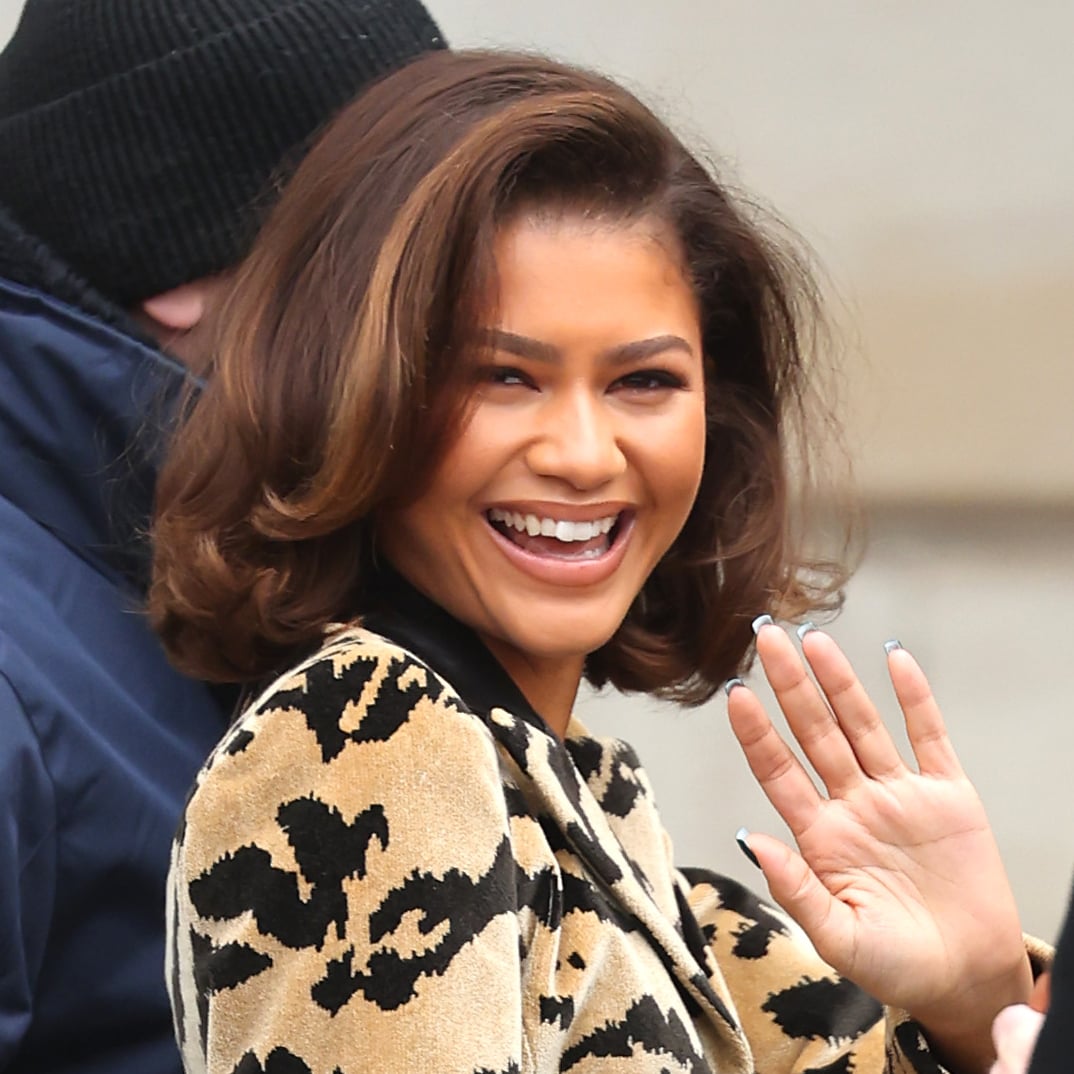 Zendaya wows in tiger print outfit at Louis Vuitton fashion show