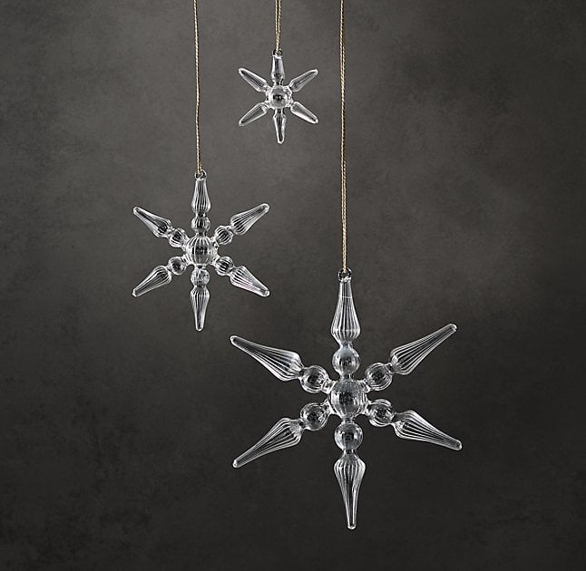 Artisan Handblown Glass Snowflake Collection ($15-$24, originally $19-$29)