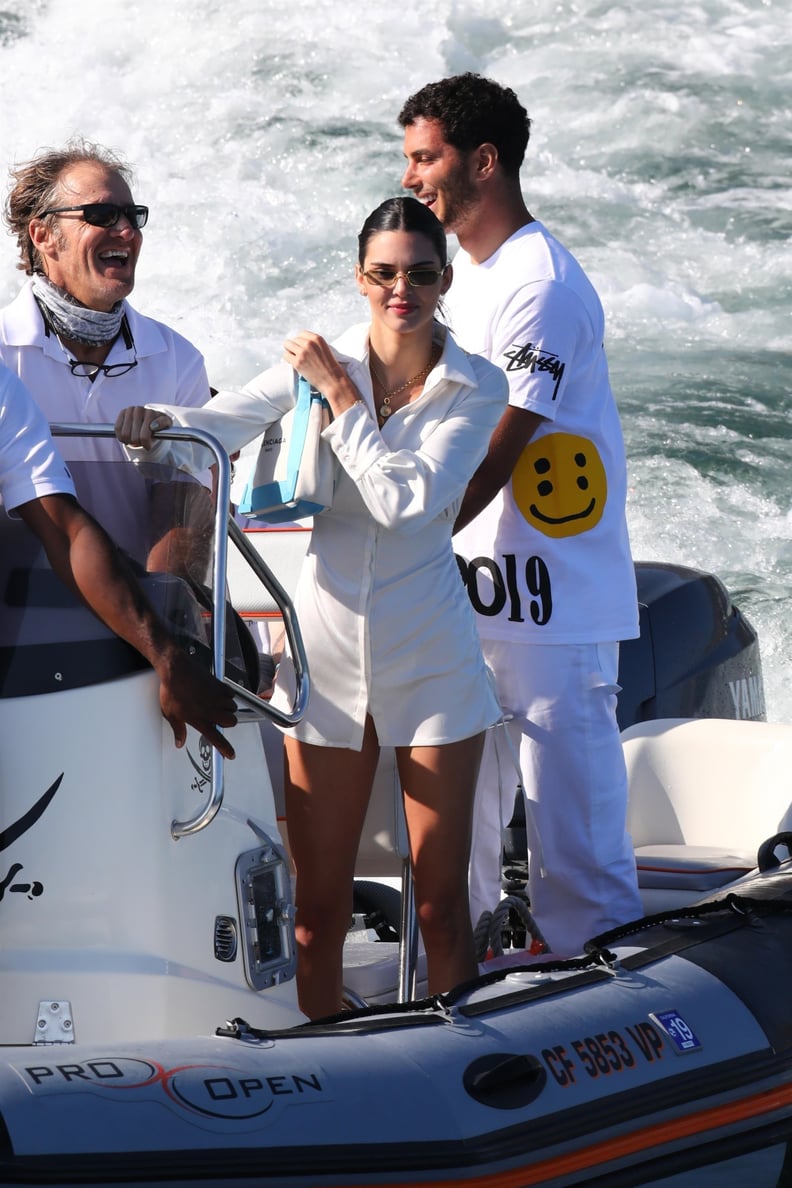 Kendall Jenner on a Yacht in Malibu, California