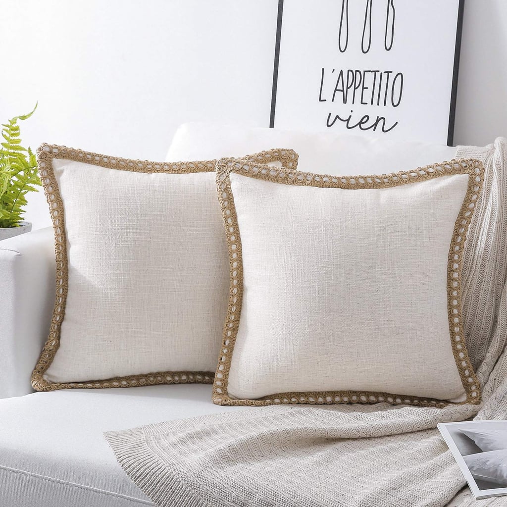 Tasteful Pillow Covers: Farmhouse Decorative Throw Pillow Covers