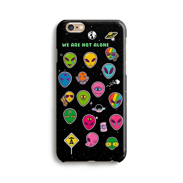 Aliens we are not alone iPhone Case ($17)