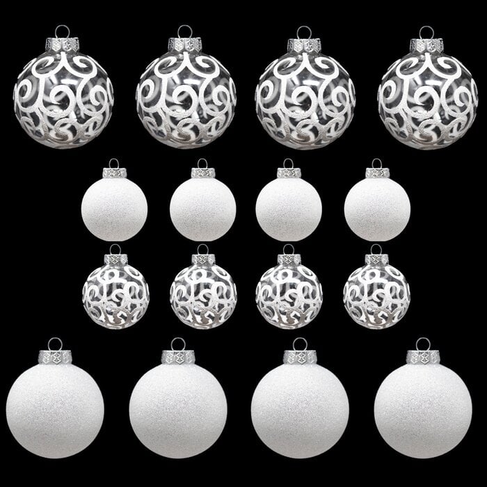 Swirl Christmas Ball Ornament