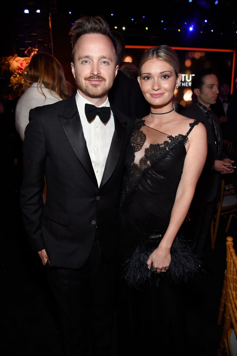 Aaron Paul and Lauren Parsekian