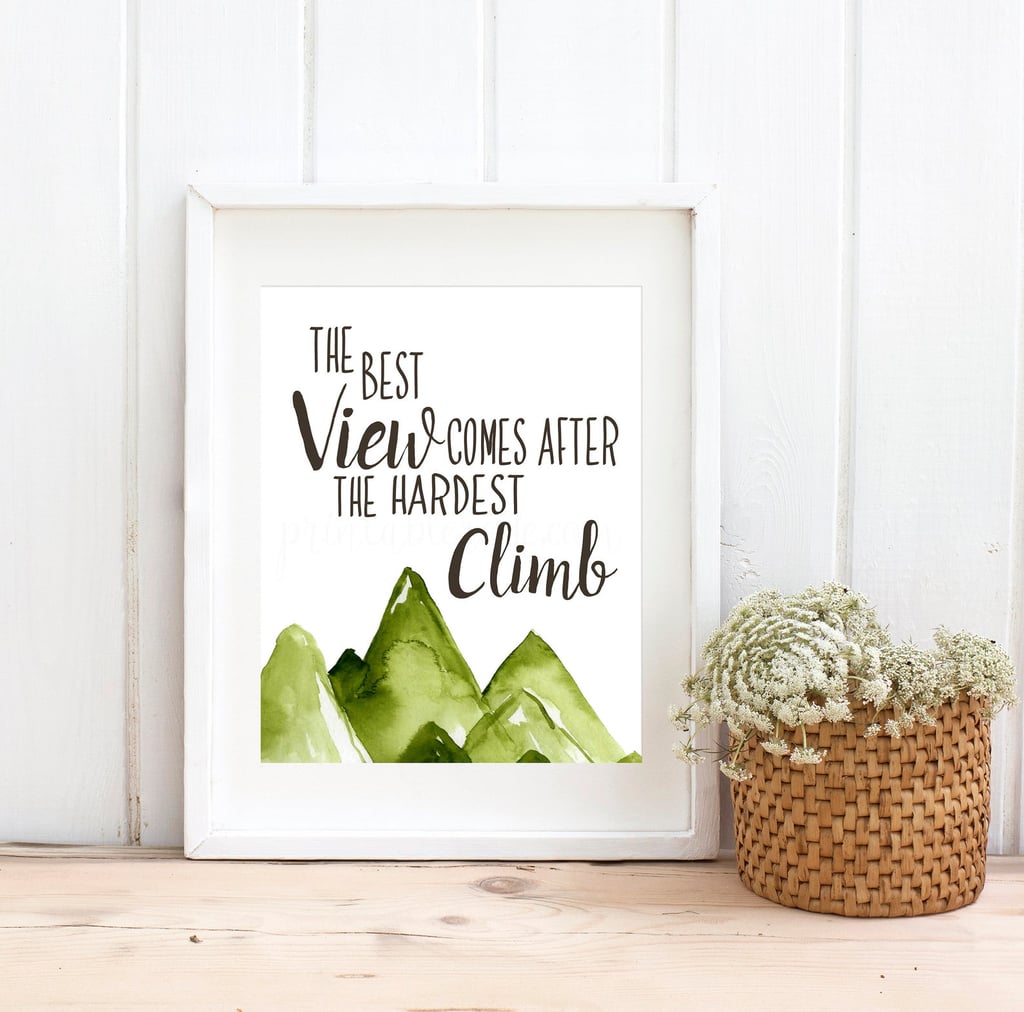 The Best View Quote Print