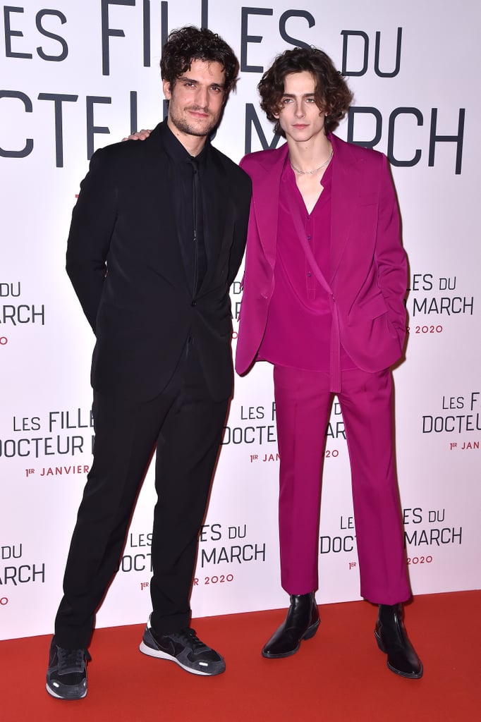 Louis Garrel and Timothée Chalamet at the Little Women Premiere in Paris