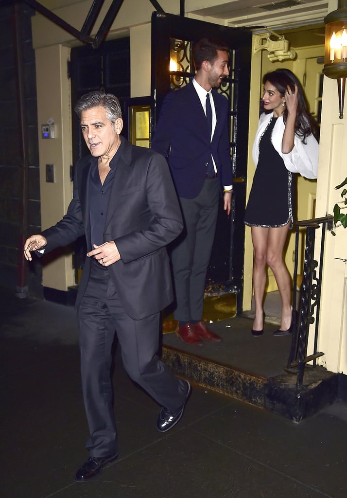 Amal Clooney Wearing a Giambattista Valli Dress 2015