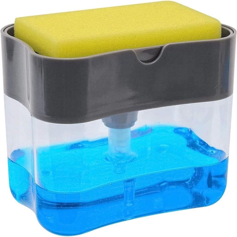 Thenxin 2 in 1 Soap Pump Dispenser and Sponge Holder