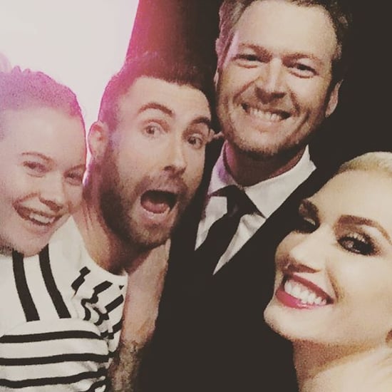 Gwen Stefani and Blake Shelton Selfie With Adam Levine