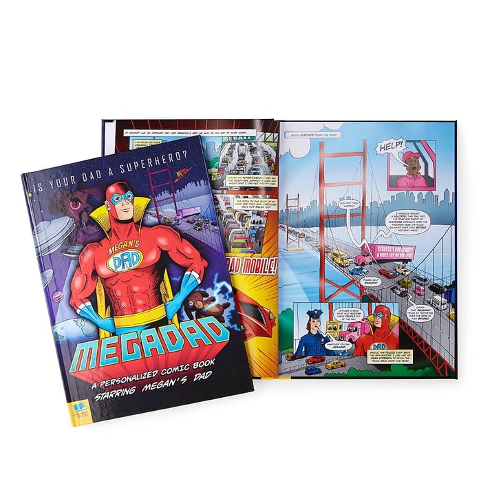 Mega Dad Personalized Comic Book Unique Gifts For Men POPSUGAR