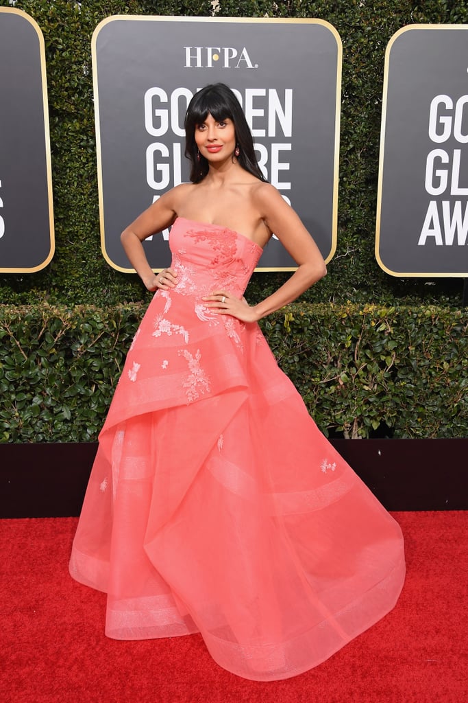 Jameela Jamil Golden Globes Gown 2019