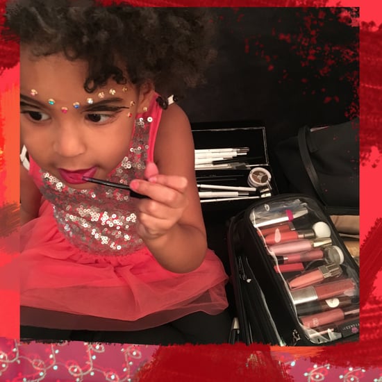 Blue Ivy Carter Applying Makeup