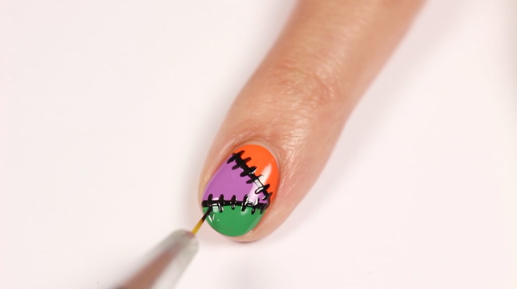 Sally Hansen x Sour Patch Halloween Nail Art How-To