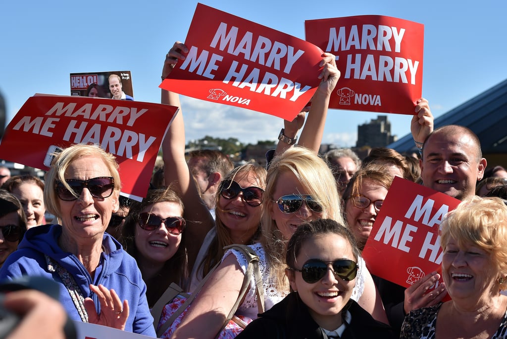 Prince Harry Gets a Kiss on the Lips From Australian Fan