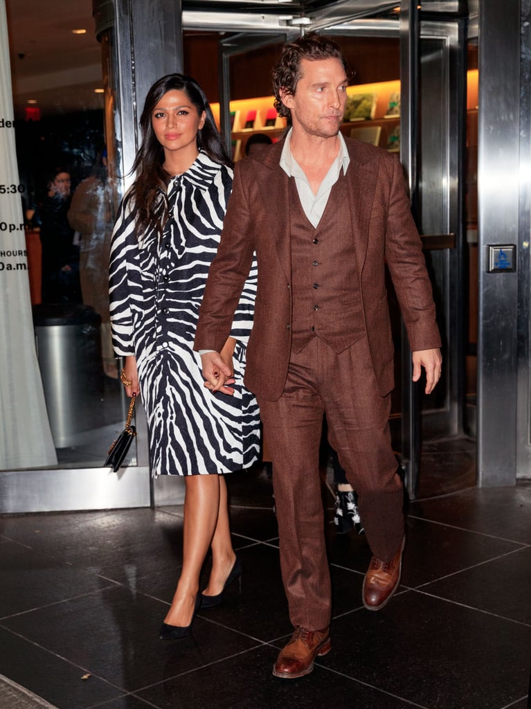 Matthew McConaughey and Camila Alves at Serenity Screening