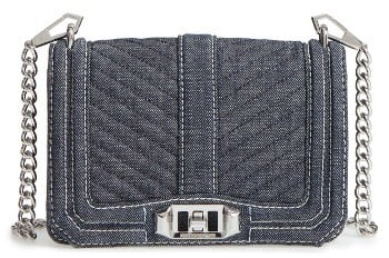 Rebecca Minkoff Small Love Denim Crossbody Bag
