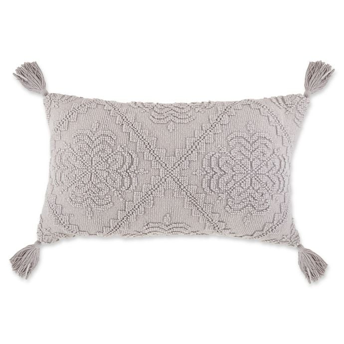 Faded Diamond Oblong Throw Pillow