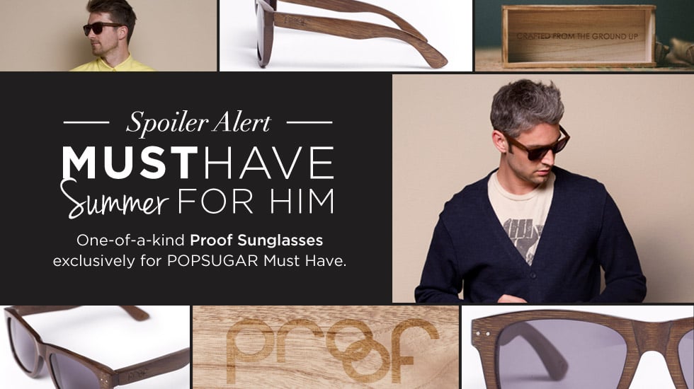 See The Cool Wooden Proof Sunglasses In Our Must Have Summer Box for Him!