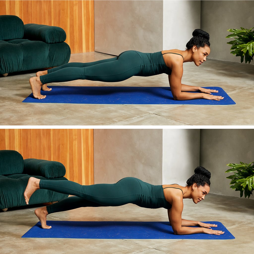 Core Stability Exercise: Elbow Plank With Leg Lift Core Stability Exercise: Elbow Plank With Leg Lift
