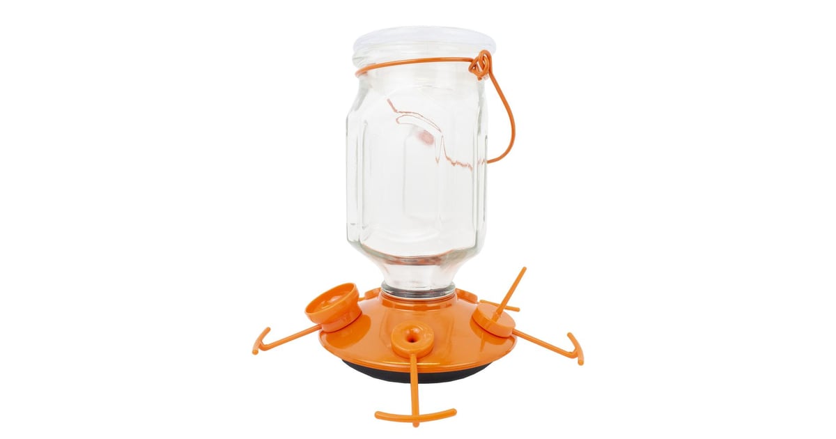 A MessFree Feeder PerkyPet TopFill Glass Oriole Feeder Modern