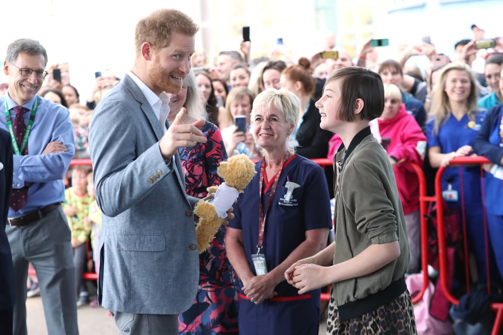 Prince Harry Visits Oxford Children's Hospital May 2019