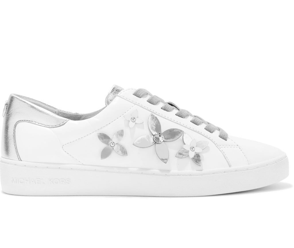Floral meets futuristic on these metallic appliqué MICHAEL Michael Kors  sneakers ($140).