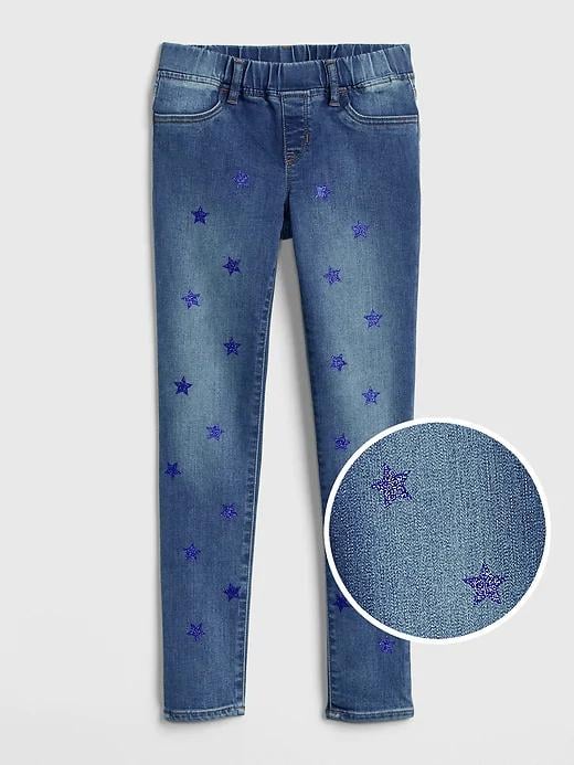 Jeans get a fun, comfortable, and recess-friendly upgrade with these Kids Star Leggings With Fantastiflex ($45).