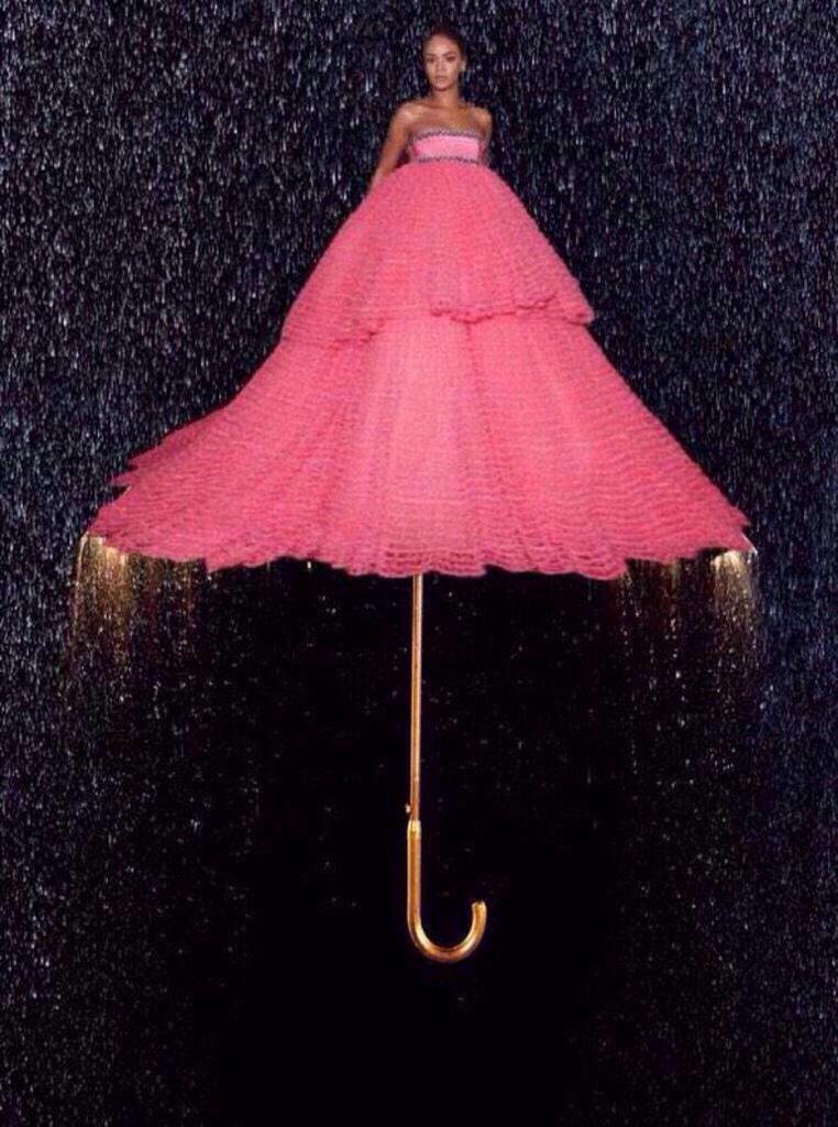 We all stood under Rihanna's umbrella. Memes From the Grammys 2015