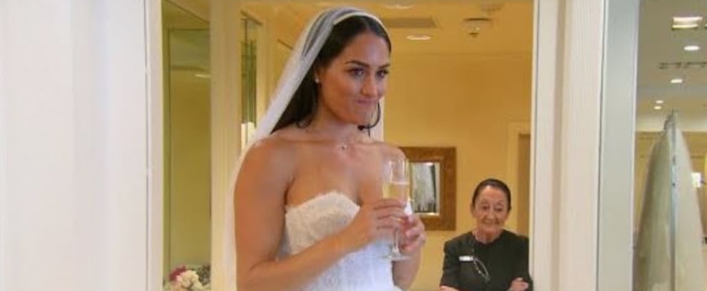 Nikki Bella Trying on Wedding Dresses on Total Bellas Video