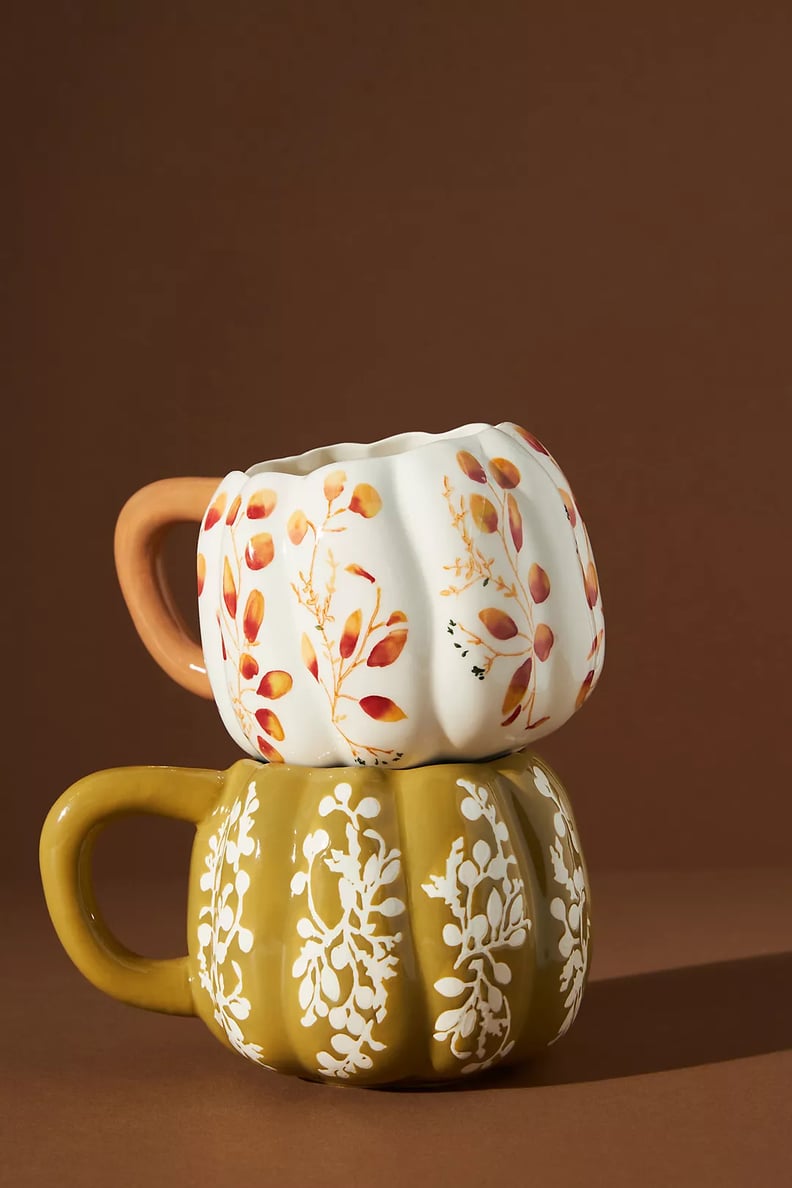 A WAYS AWAY  Handmade Mug - Jot Pattern - White