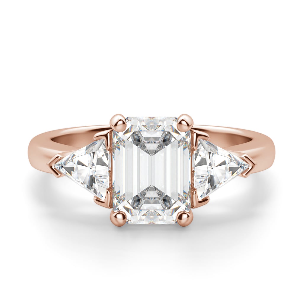 Diamond Nexus Timeless Emerald Cut Engagement Ring