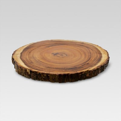 Threshold 15'' Acacia Wood Round Serving Platter