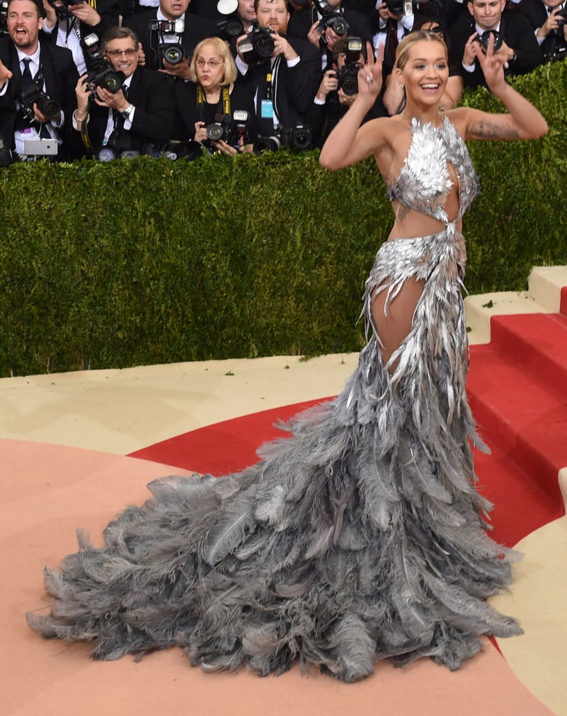 When Rita Ora Showed Off Her Vera Wang Dress With a Silly Pose