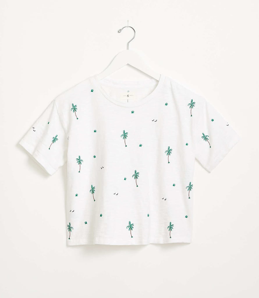 Lou & Grey Palm Cozy Jersey Tee
