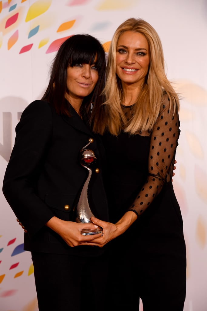 Claudia Winkleman and Tess Daly at the National Television Awards 2020
