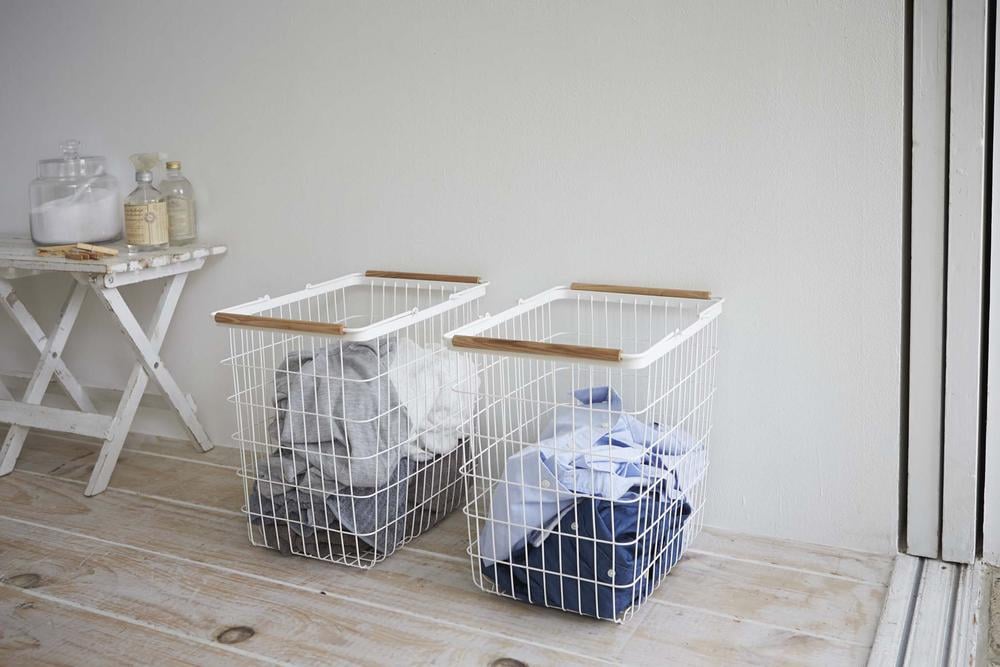 Yamazaki Wire Laundry Basket