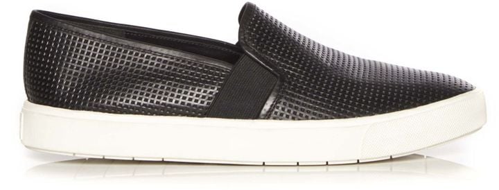vince blair metallic leather skate sneakers