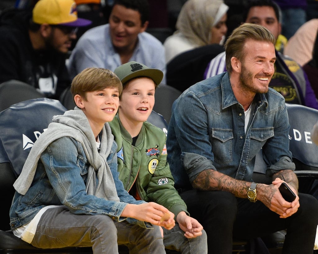 David Beckham Son Split