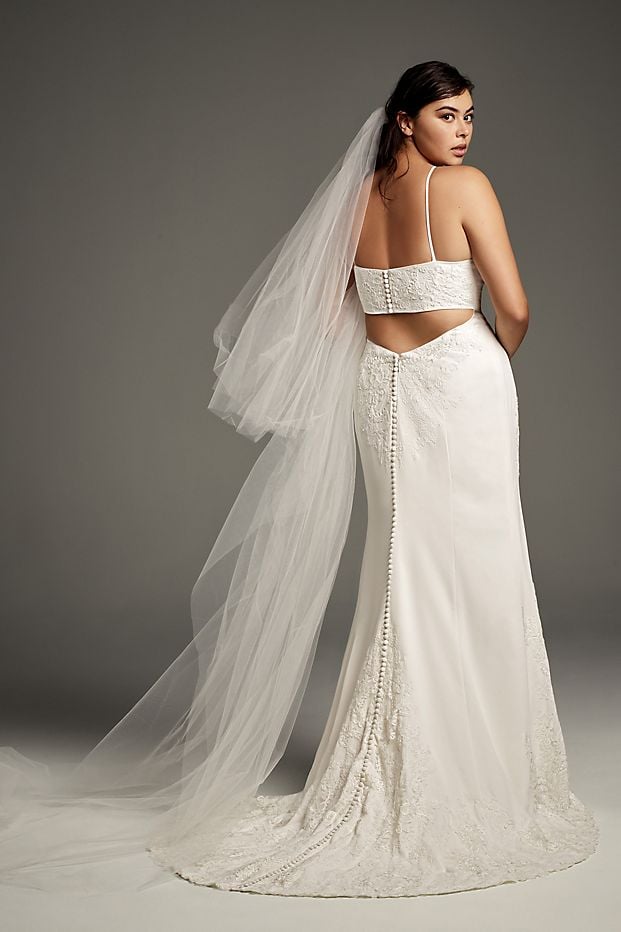White by Vera Wang Sheath Wedding Dress