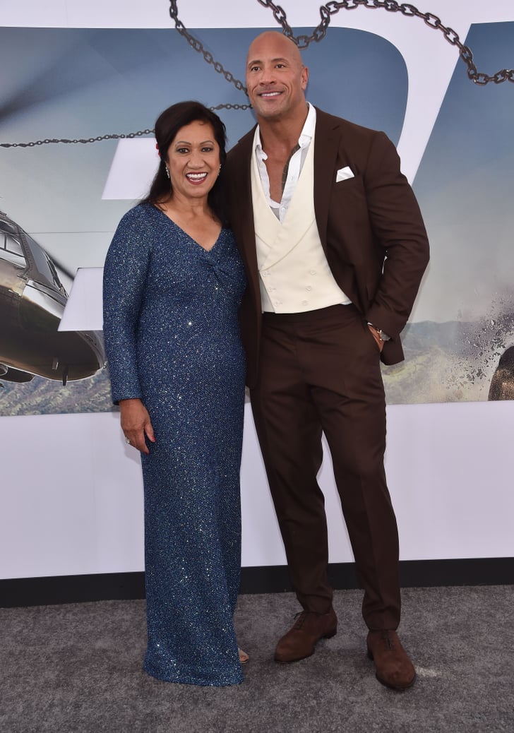 Dwayne Johnson and His Mom at Hobbs and Shaw LA Premiere | POPSUGAR Celebrity Photo 28