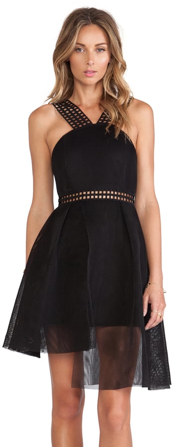 Self-Portrait Tiered Hem Dress ($345)
