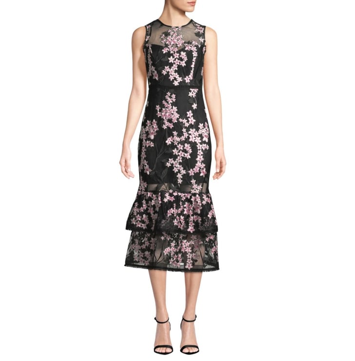 Shoshanna Embroidered Sleeveless Sheer Dress | Rachel McAdams's Sheer ...