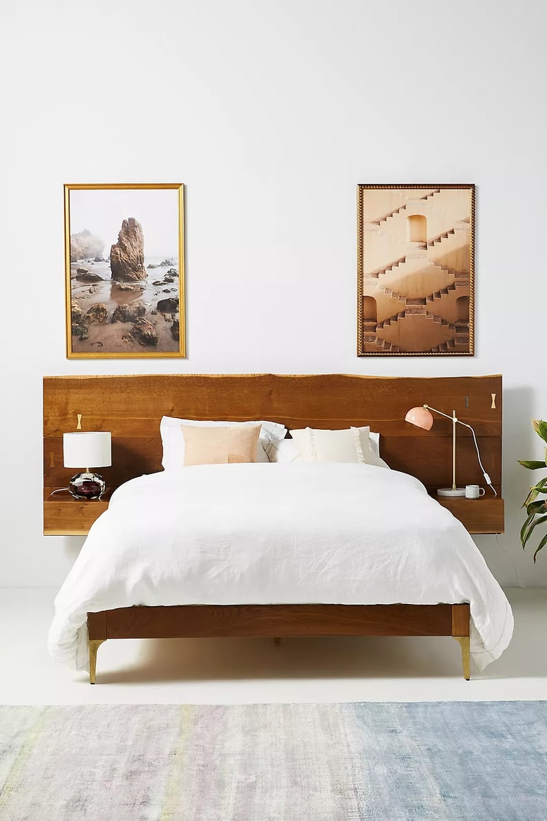 A Bed Frame With Nightstands From Anthropologie